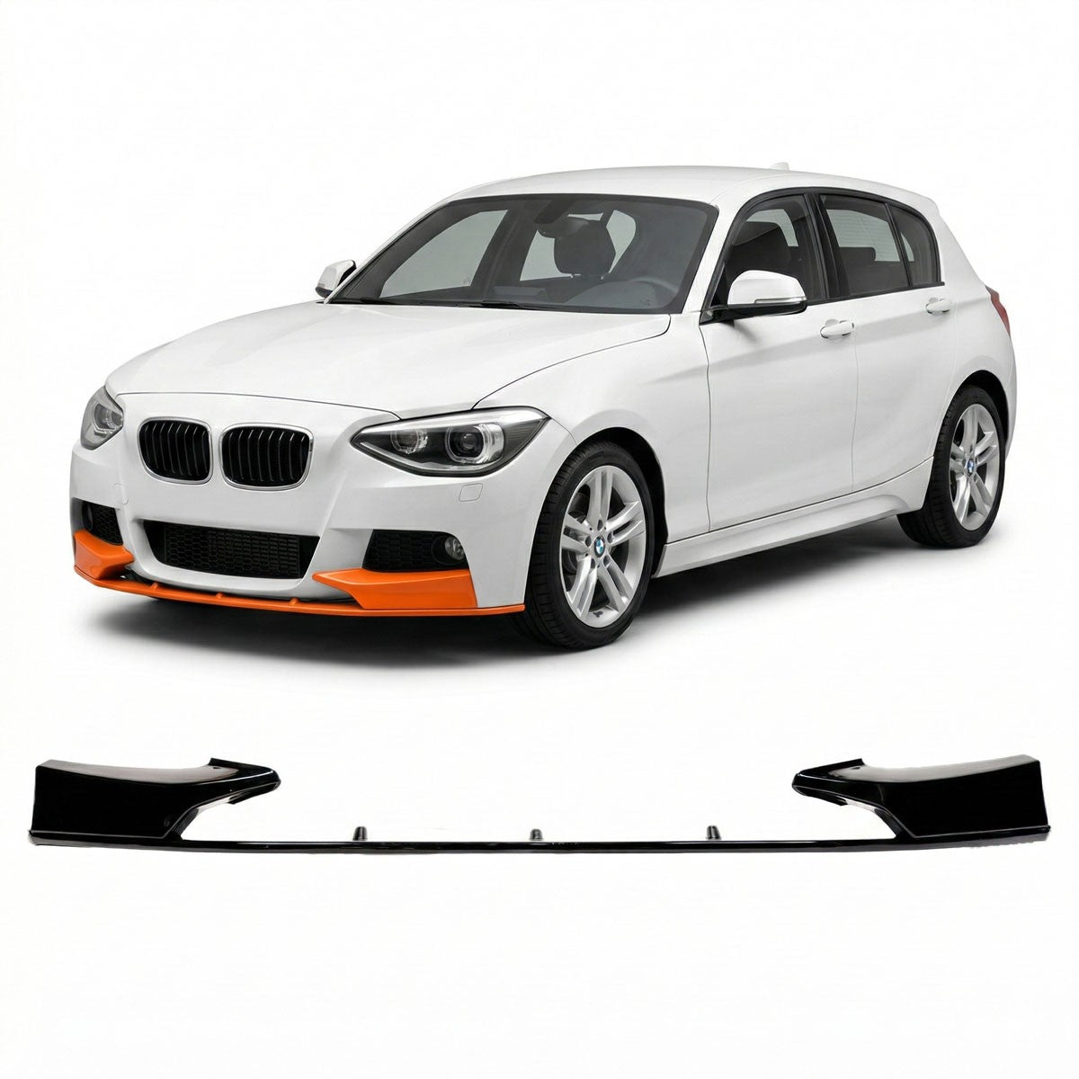 Frontspoiler Hochglanz Schwarz passend für BMW 1er F20 F21 2011-2015