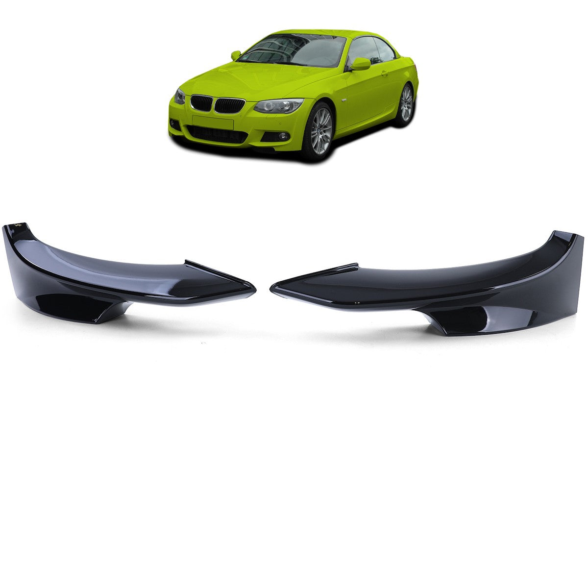 Frontspoiler Hochglanz Schwarz passend für BMW 3er E92 E93 2010-2013