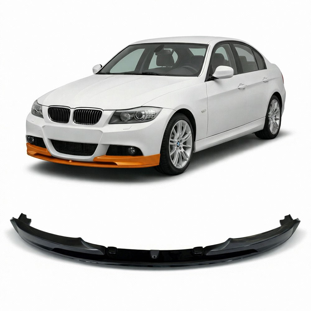 Frontspoiler Hochglanz Schwarz passend für BMW 3er E90 E91 2008-2011
