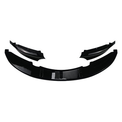 Frontstoßstangen-Spoiler Hochglanz Schwarz passend für BMW 1er E82/E88 2007-2013