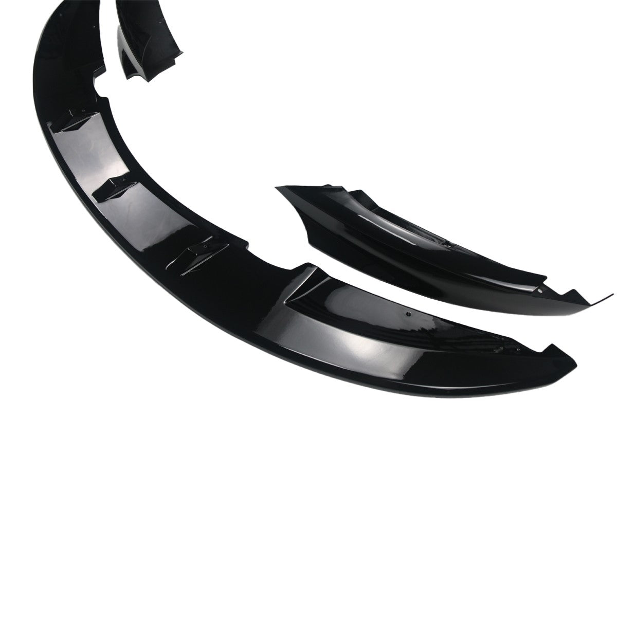 Frontstoßstangen-Spoiler Hochglanz Schwarz passend für BMW 1er E82/E88 2007-2013