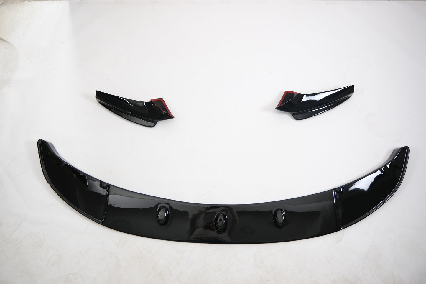 FS01.016 - Frontsplitter passend für BMW 5er F10/F11 M-Pack 2011-2016 Frontsplitter mit Flaps Hochglanz Schwarz