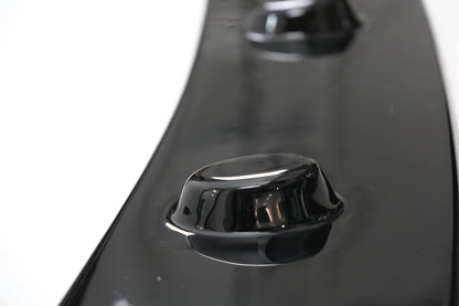 FS01.016 - Frontsplitter passend für BMW 5er F10/F11 M-Pack 2011-2016 Frontsplitter mit Flaps Hochglanz Schwarz