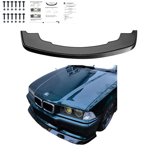 Frontsplitter passend für BMW M3 Serie E36 1990-2000 ohne ABE TÜV Hochglanz Schwarz