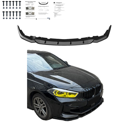 Frontsplitter passend für BMW 1er F40 M-Pack / M135i 2019+ mit ABE TÜV Hochglanz Schwarz