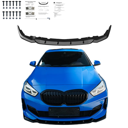 Frontsplitter passend für BMW 1er F40 M-Pack / M135i 2019+ mit ABE TÜV Hochglanz Schwarz