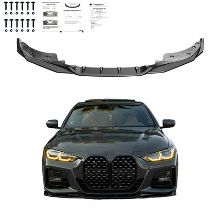 Frontsplitter passend für BMW 4er G22 M-Pack / M440i 2020+ mit ABE TÜV Hochglanz Schwarz