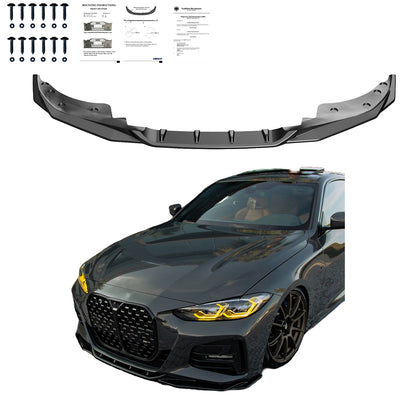 Frontsplitter passend für BMW 4er G22 M-Pack / M440i 2020+ mit ABE TÜV Hochglanz Schwarz