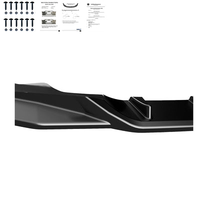 Frontsplitter passend für BMW 4er G22 M-Pack / M440i 2020+ mit ABE TÜV Hochglanz Schwarz