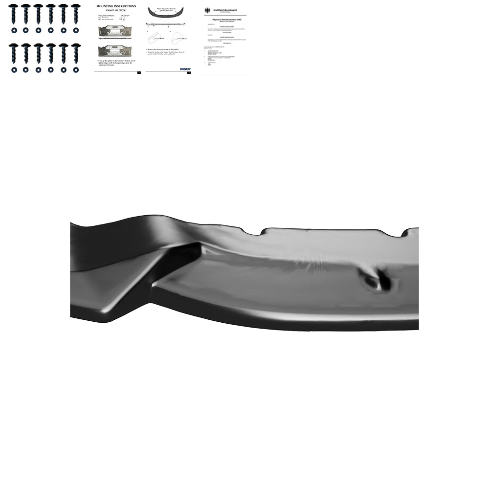 Frontsplitter passend für BMW M2 F87 2016-2020 mit ABE TÜV Hochglanz Schwarz