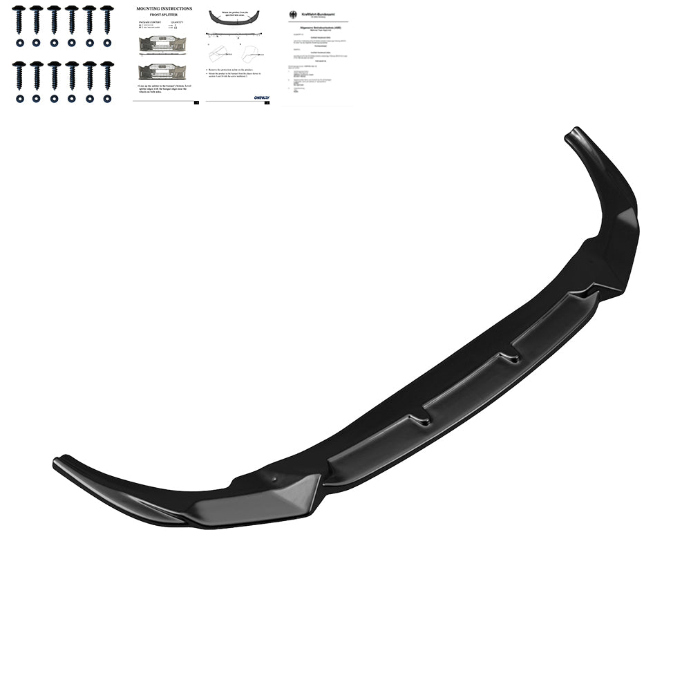 Frontsplitter passend für BMW Z4 G29 M-Pack 2018+ mit ABE TÜV Hochglanz Schwarz