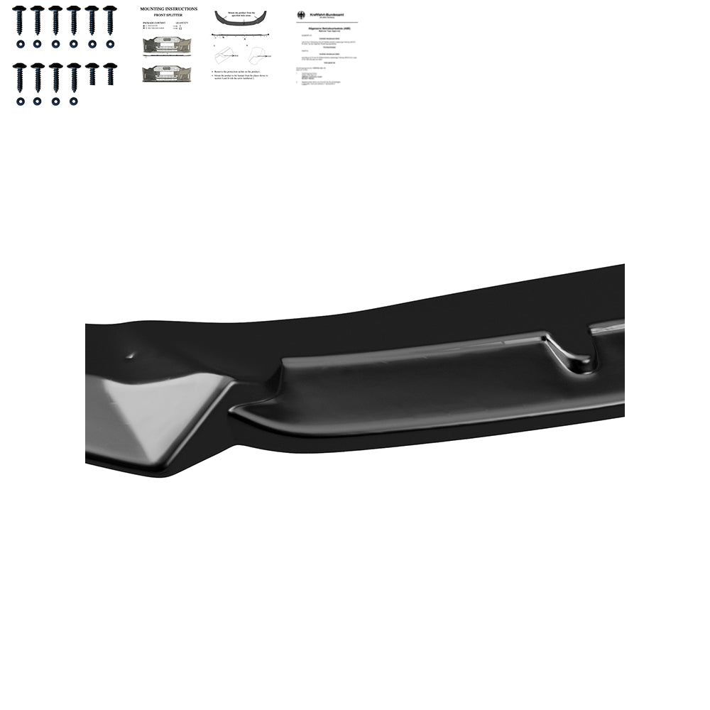 Frontsplitter passend für BMW Z4 G29 M-Pack 2018+ mit ABE TÜV Hochglanz Schwarz