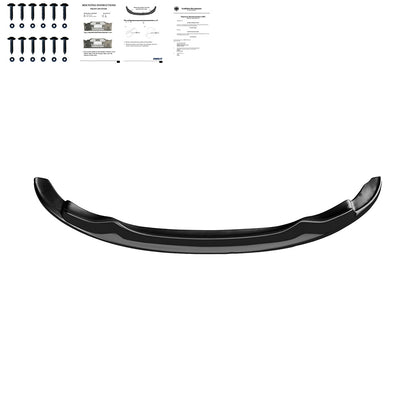 Frontsplitter passend für originale Frontstoßstange BMW 3er E92 / E93 M-Sport 2010-2013 mit ABE TÜV Hochglanz Schwarz