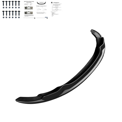 Frontsplitter passend für originale Frontstoßstange BMW 3er E92 / E93 M-Sport 2010-2013 mit ABE TÜV Hochglanz Schwarz