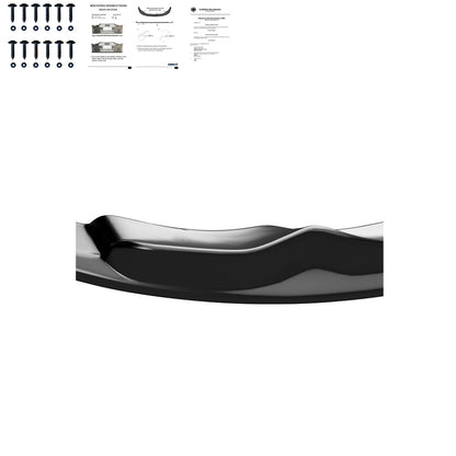Frontsplitter passend für originale Frontstoßstange BMW 3er E92 / E93 M-Sport 2010-2013 mit ABE TÜV Hochglanz Schwarz