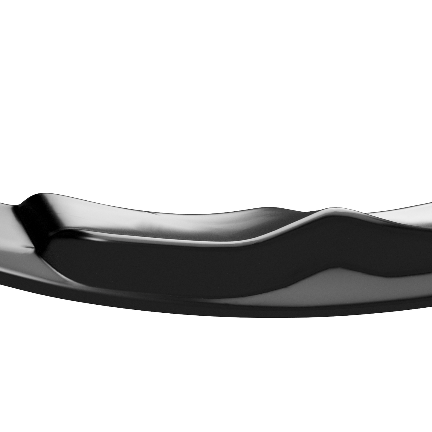Frontsplitter passend für originale Frontstoßstange BMW 3er E92 / E93 M-Sport 2010-2013 mit ABE TÜV Hochglanz Schwarz