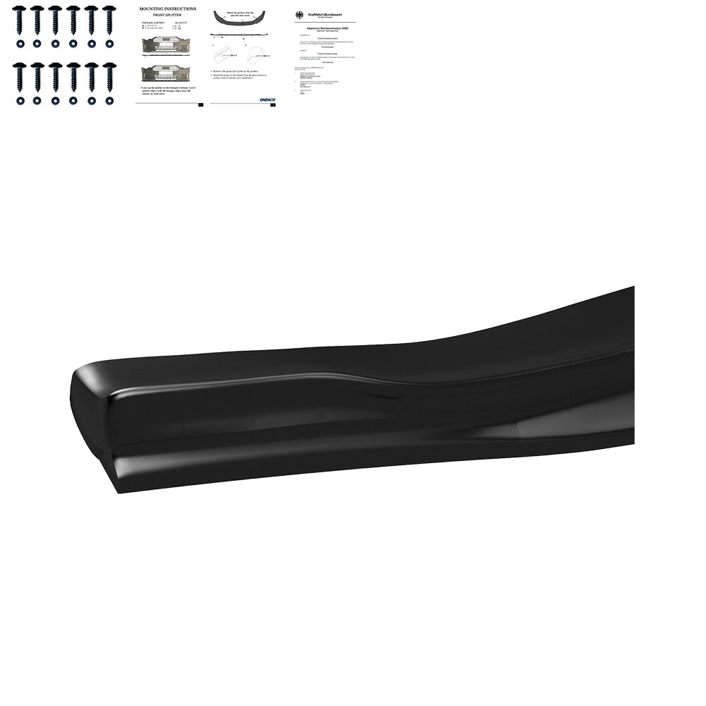 Frontsplitter passend für BMW M5 F10/F11 2011-2016 mit ABE TÜV Hochglanz Schwarz