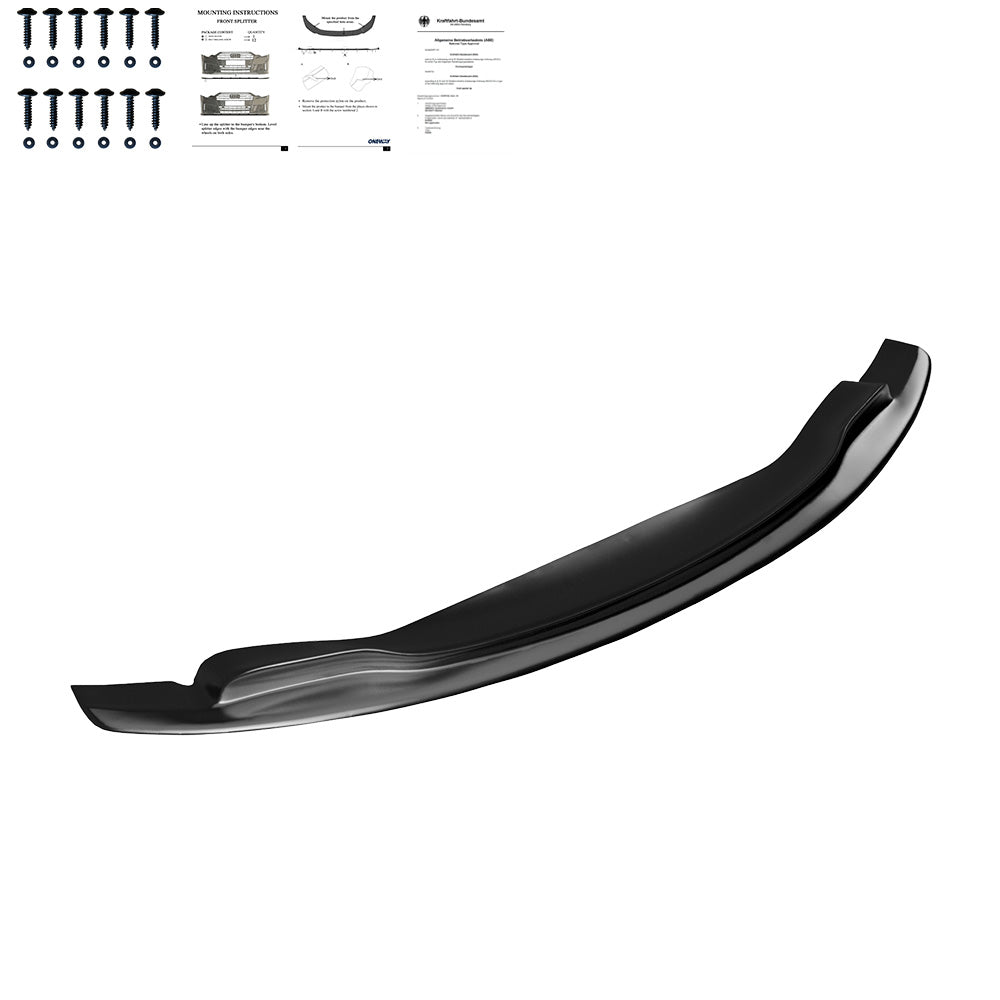Frontsplitter passend für BMW M3 E92 Coupé / E93 Cabriolet 2007-2013 mit ABE TÜV Hochglanz Schwarz