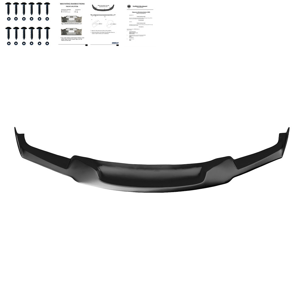 Frontsplitter passend für BMW 3er F30 2012-2019 mit ABE TÜV Hochglanz Schwarz