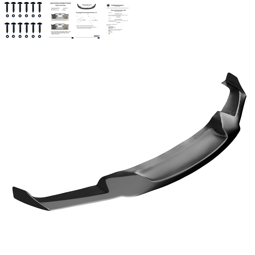 Frontsplitter passend für BMW 3er F30 2012-2019 mit ABE TÜV Hochglanz Schwarz