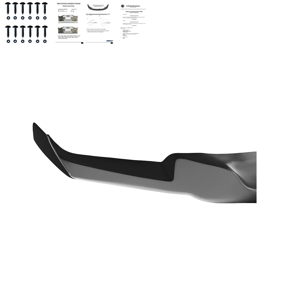 Frontsplitter passend für BMW 3er F30 2012-2019 mit ABE TÜV Hochglanz Schwarz