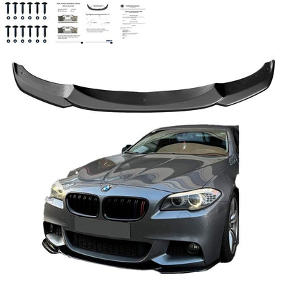 Frontsplitter passend für BMW 5er F10/F11 M-Pack 2011-2016 mit ABE TÜV Hochglanz Schwarz