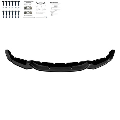 Frontsplitter passend für BMW M2 Serie F87 2016-2020 Version 2 mit ABE TÜV Hochglanz Schwarz