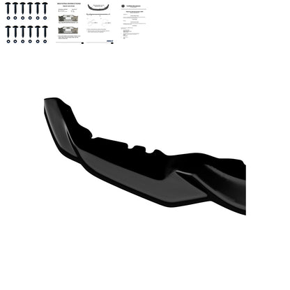 Frontsplitter passend für BMW M2 Serie F87 2016-2020 Version 2 mit ABE TÜV Hochglanz Schwarz