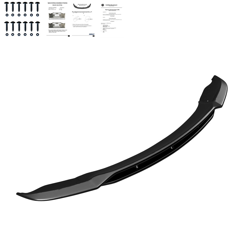 Frontsplitter passend für BMW X5 E70 M-Pack Facelift 2010-2013 mit ABE TÜV Hochglanz Schwarz