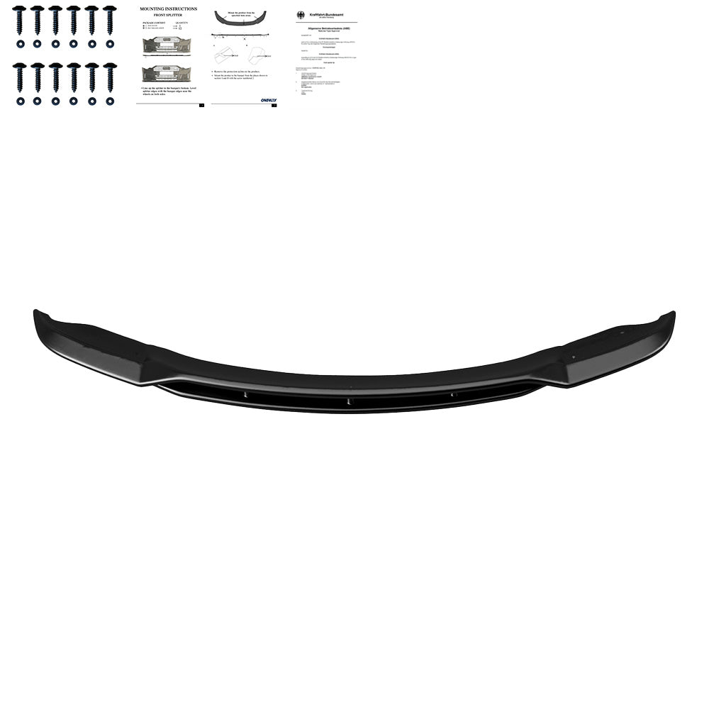 Frontsplitter passend für BMW X5 E70 M-Pack Facelift 2010-2013 mit ABE TÜV Hochglanz Schwarz