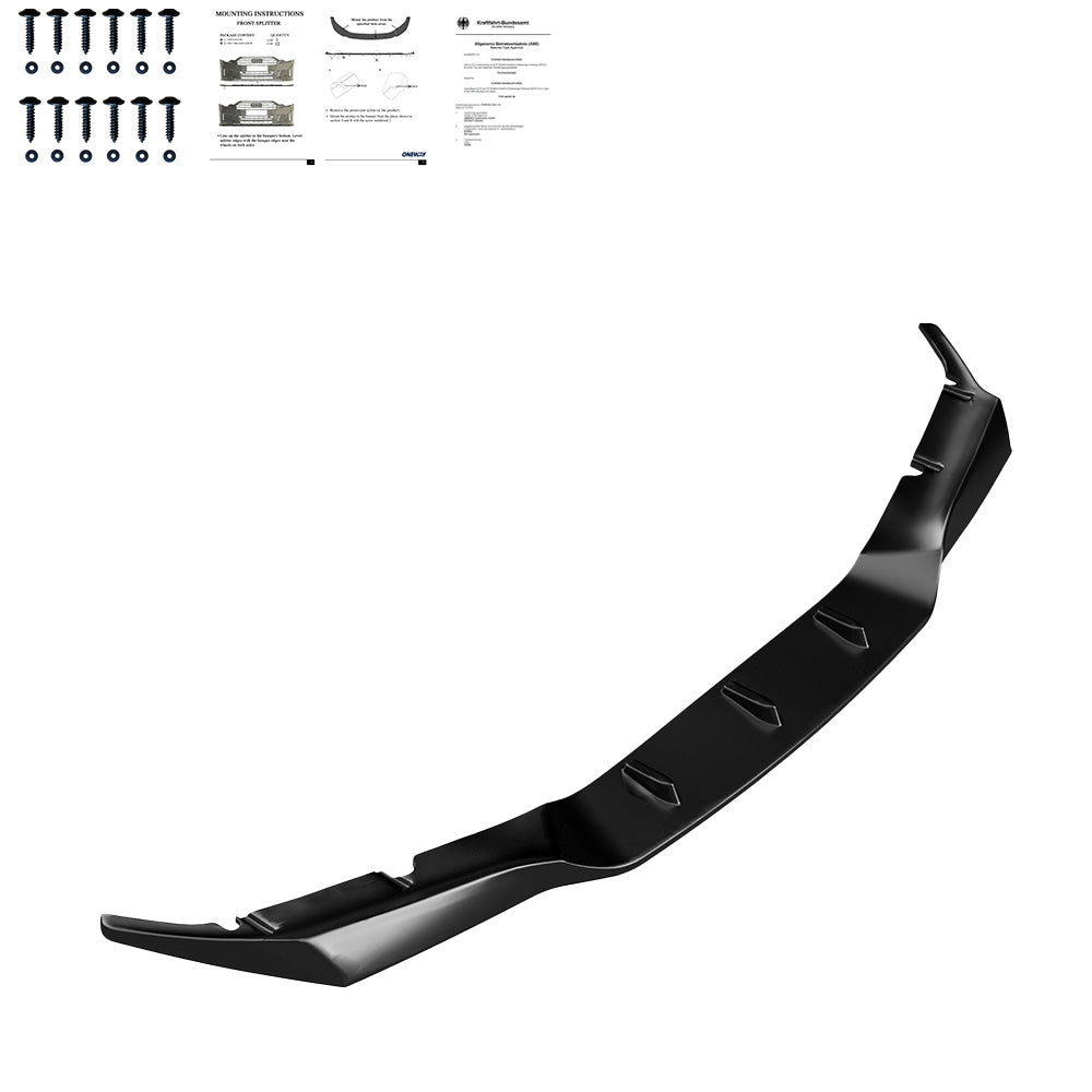 Frontsplitter passend für BMW M5 F90 Prefacelift 2018-2020 mit ABE TÜV Hochglanz Schwarz