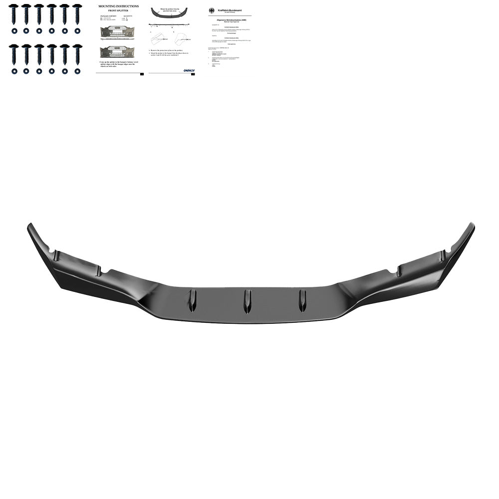 Frontsplitter passend für BMW M5 F90 Prefacelift 2018-2020 mit ABE TÜV Hochglanz Schwarz