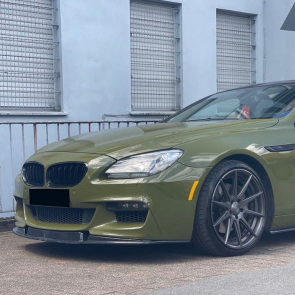 Frontsplitter passend für BMW 6er F06/F12/F13 Facelift 2013-2018 mit ABE TÜV Hochglanz Schwarz