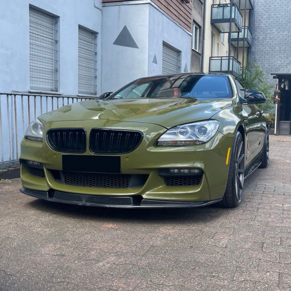 Frontsplitter passend für BMW 6er F06/F12/F13 Facelift 2013-2018 mit ABE TÜV Hochglanz Schwarz
