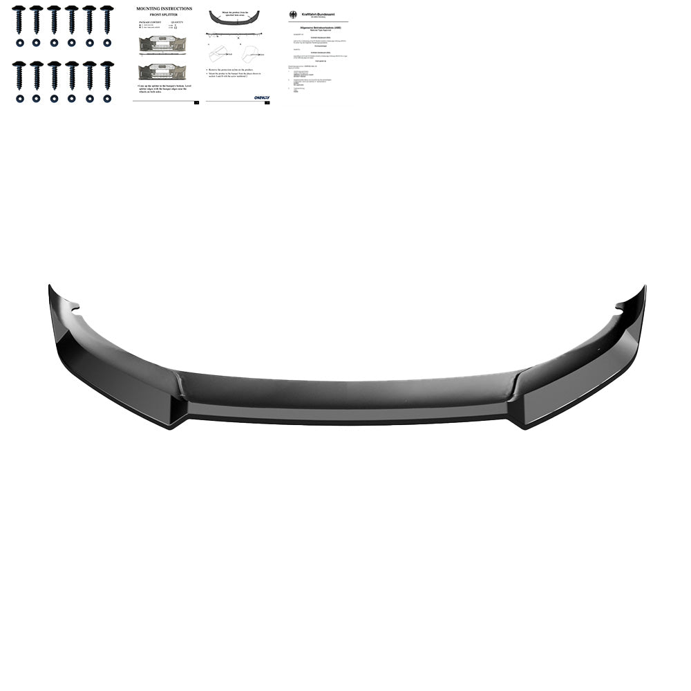 Frontsplitter passend für CUPRA Formentor 2020 - 2024 v2 mit ABE TÜV Hochglanz Schwarz