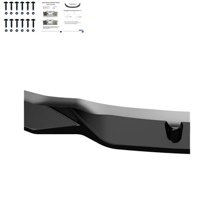 FS01.162 - Frontsplitter passend für BMW X1 M-Pack F48 2015-2019 Hochglanz Schwarz