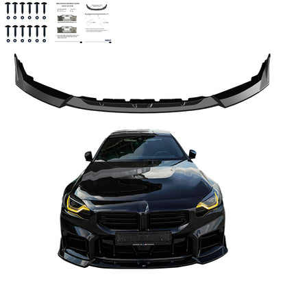 FS01.184 - Frontsplitter passend für BMW M2 G87 2023+ Hochglanz Schwarz