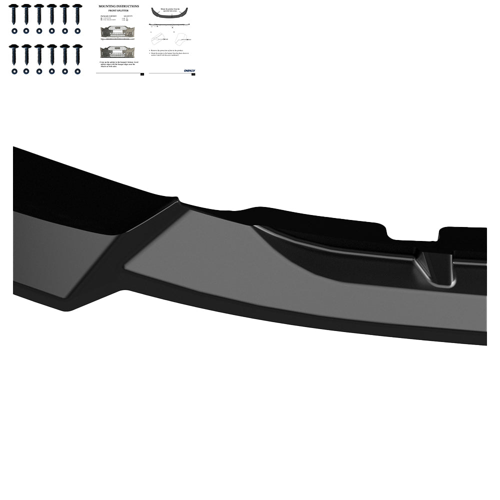 FS01.184 - Frontsplitter passend für BMW M2 G87 2023+ Hochglanz Schwarz