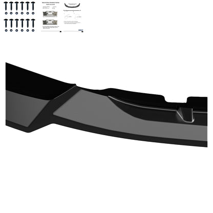 FS01.184 - Frontsplitter passend für BMW M2 G87 2023+ Hochglanz Schwarz