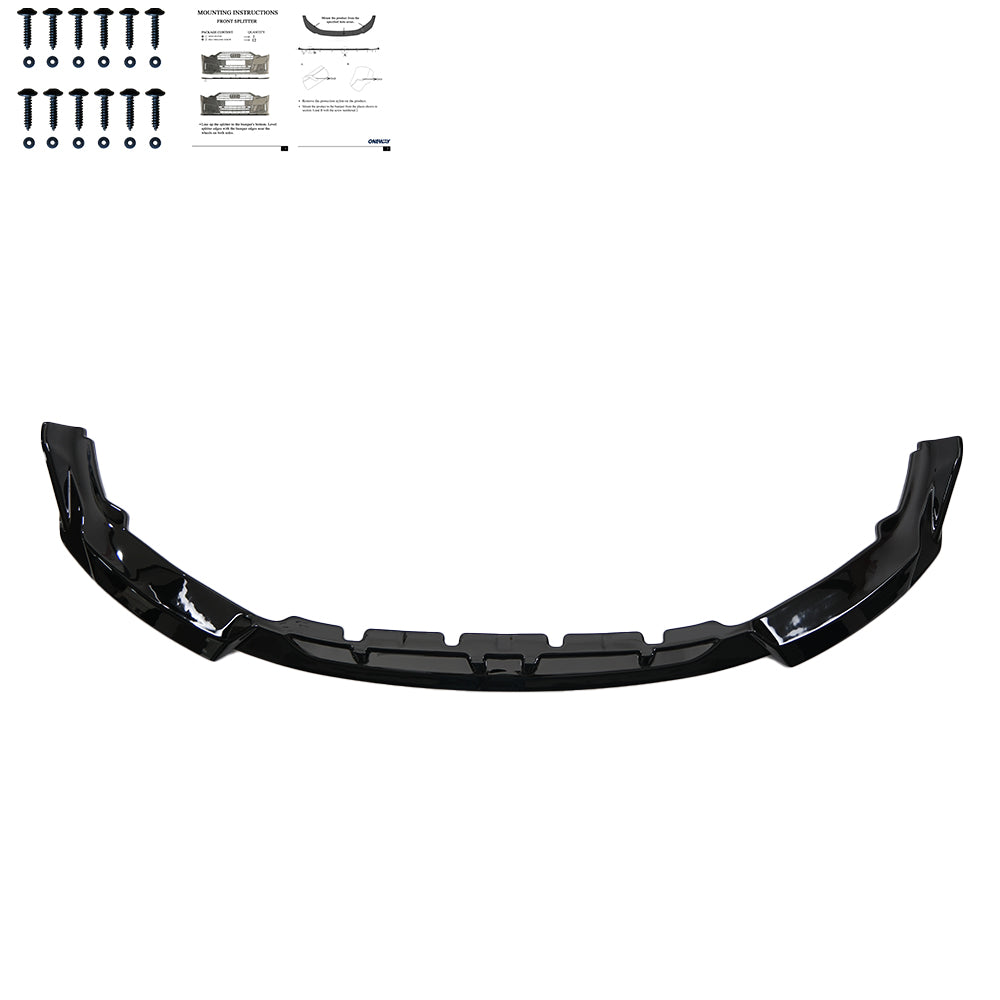 FS01.184 - Frontsplitter passend für BMW M2 G87 2023+ Hochglanz Schwarz