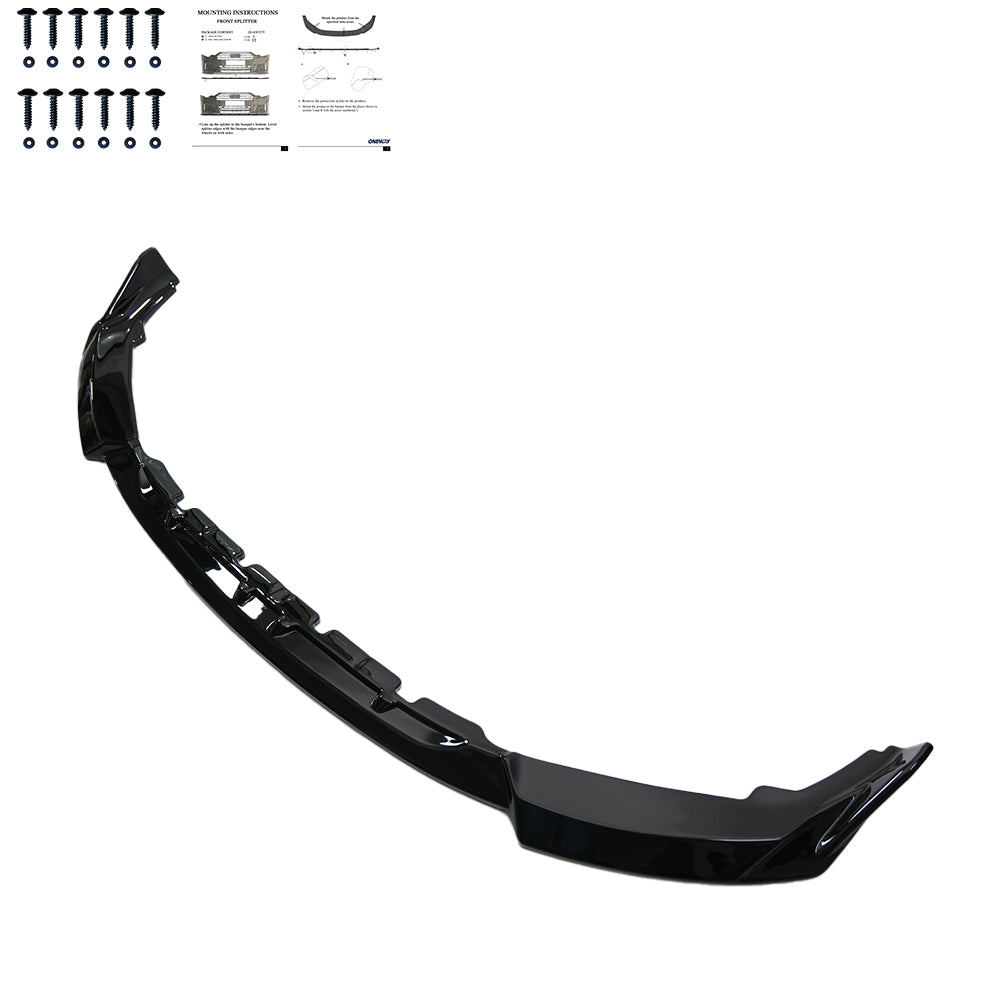 FS01.184 - Frontsplitter passend für BMW M2 G87 2023+ Hochglanz Schwarz