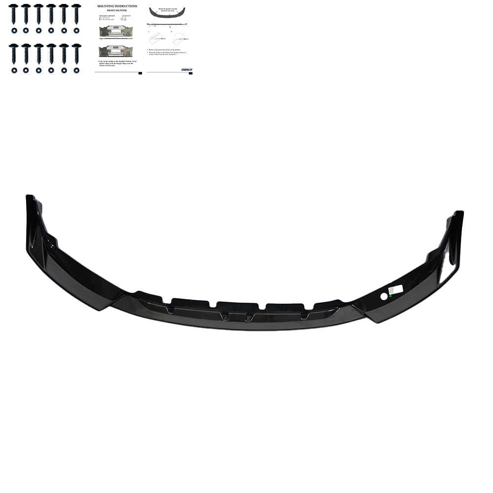 FS01.184 - Frontsplitter passend für BMW M2 G87 2023+ Hochglanz Schwarz