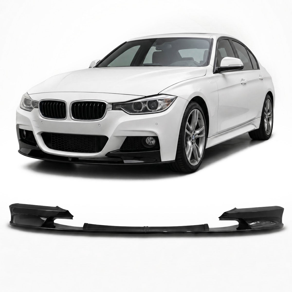 Frontspoiler Hochglanz Schwarz passend für BMW 3er F30/F31 2011-2018