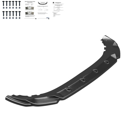 Frontsplitter passend für CUPRA Ateca 2018 - 2021 mit ABE TÜV Hochglanz Schwarz
