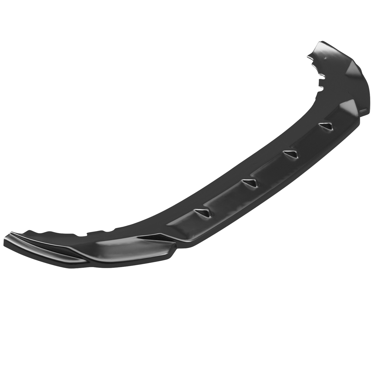 Frontsplitter passend für CUPRA Ateca 2018 - 2021 mit ABE TÜV Hochglanz Schwarz
