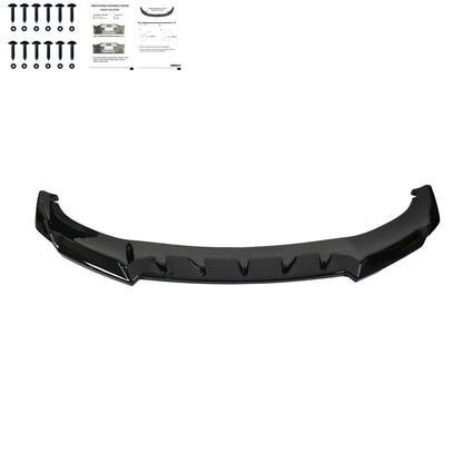 FS01.172 - Frontsplitter Hochglanz Schwarz passend für CUPRA Formentor MK1 Facelift 2024+