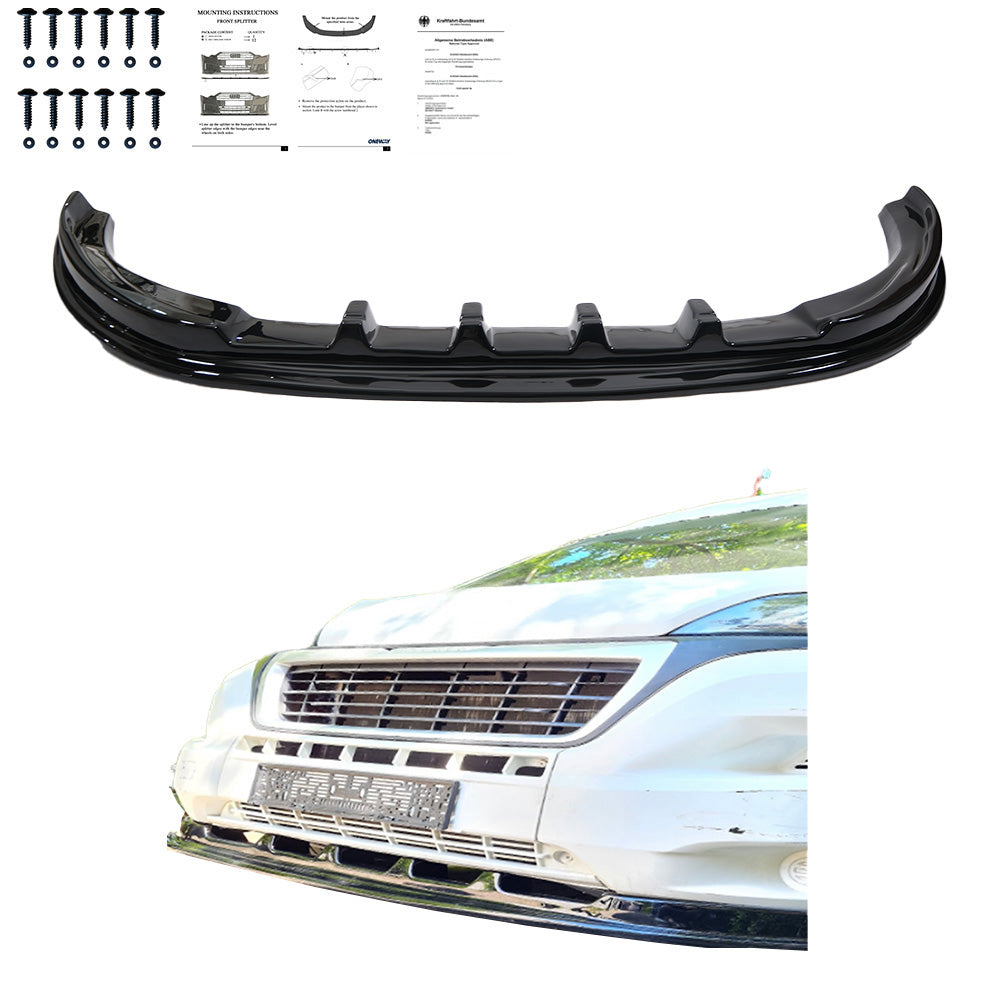 FS01.009 - Frontsplitter passend für FIAT Ducato 4. Generation 2014+ mit ABE TÜV Hochglanz Schwarz