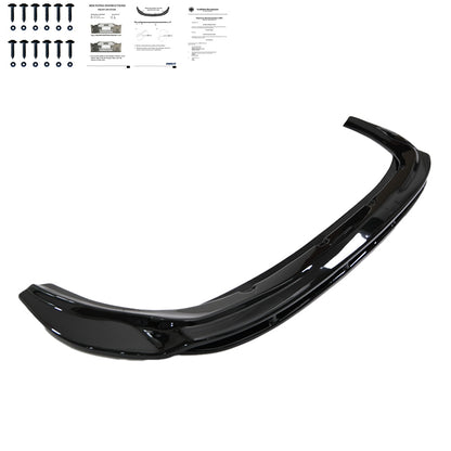 FS01.005 - Frontsplitter passend für FORD Transit Custom MK1 2012-2018 mit ABE TÜV Hochglanz Schwarz