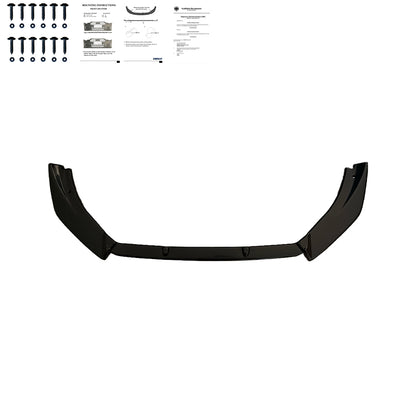 Frontsplitter passend für Ford Fiesta MK8 ST / ST-Line 2017-2021 mit ABE TÜV Hochglanz Schwarz