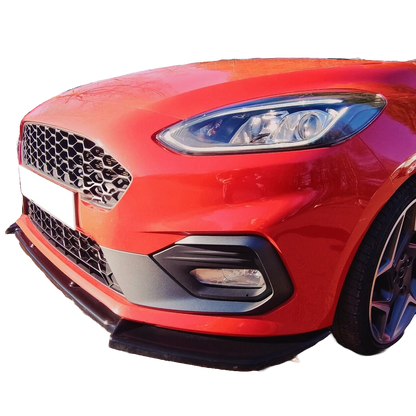 Frontsplitter passend für Ford Fiesta MK8 ST / ST-Line 2017-2021 mit ABE TÜV Hochglanz Schwarz